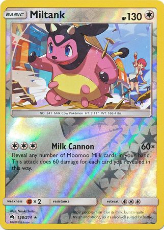 Miltank 158/214 - Reverse Holo-Kantocards
