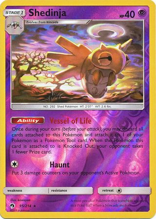 Shedinja 95/214 - Reverse Holo-Kantocards