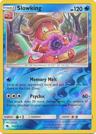 Slowking 55/214 - Reverse Holo-Kantocards