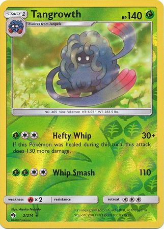 Tangrowth 2/214 - Reverse Holo-Kantocards