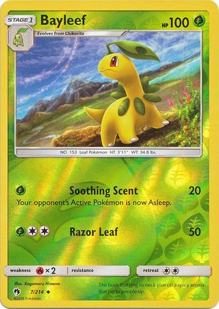 Bayleef 7/214 - Reverse Holo-Kantocards