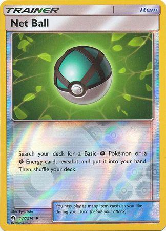 Net Ball 187/214 - Reverse Holo-Kantocards