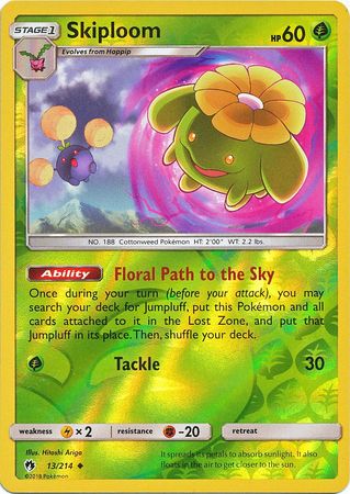 Skiploom 13/214 - Reverse Holo-Kantocards