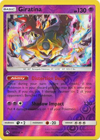 Giratina 97/214 - Reverse Holo-Kantocards