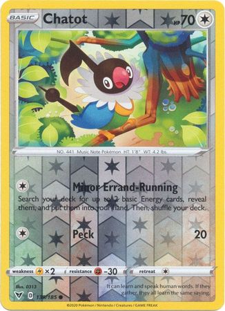 Chatot 139/185 - Holo Reverse-Kantocards