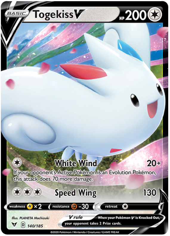 Togekiss V 140/185-Kantocards