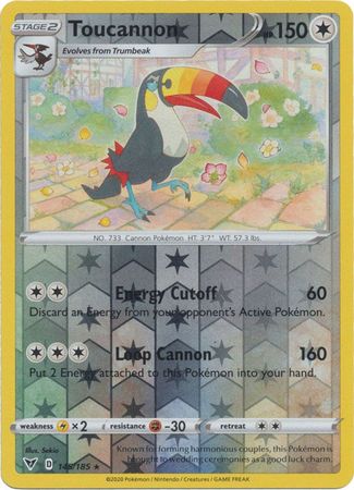 Toucannon 145/185 - Reverse Holo-Kantocards
