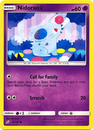 Nidoran (F) 54/181-Kantocards