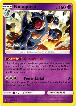 Nidoqueen 56/181-Kantocards