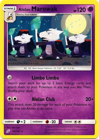 Alolan Marowak 64/181-Kantocards