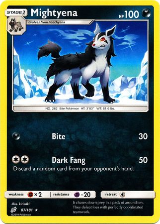 Mightyena 87/181-Kantocards