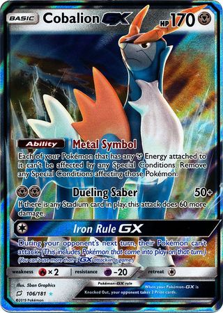 Cobalion GX 106/181-Kantocards