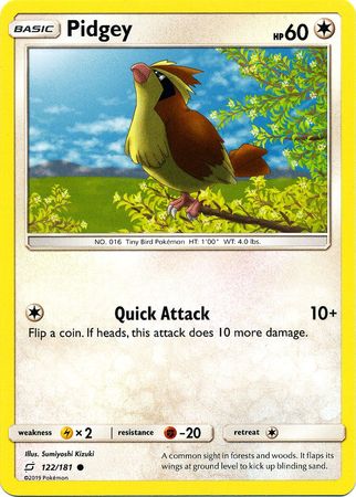 Pidgey 122/181-Kantocards
