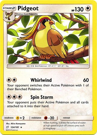 Pidgeot 124/181-Kantocards