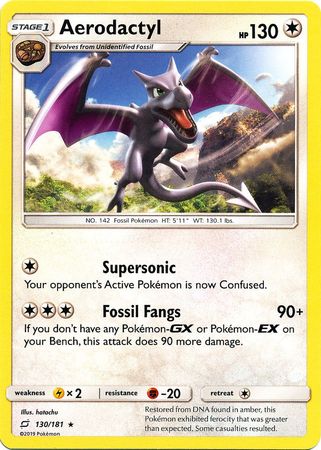 Aerodactyl 130/181-Kantocards