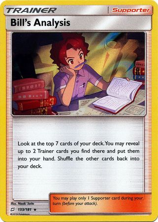 Bill's Analysis 133/181-Kantocards
