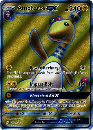 Ampharos GX 163/181-Kantocards