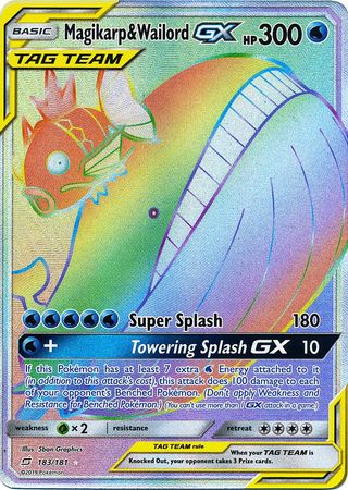 Magikarp & WailordTag Team GX 183/181-Kantocards