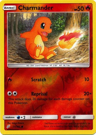 Charmander 11/181 - Reverse Holo-Kantocards