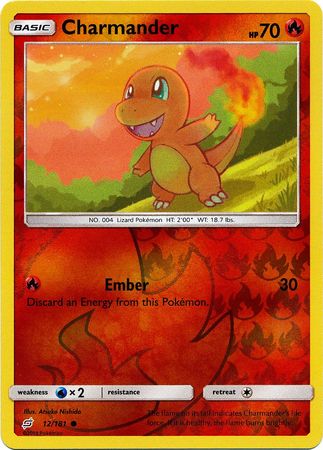 Charmander 12/181 - Reverse Holo-Kantocards