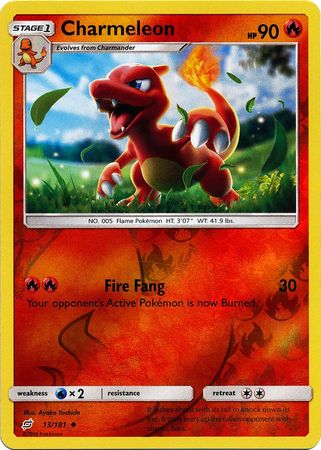 Charmeleon 13/181 - Reverse Holo-Kantocards