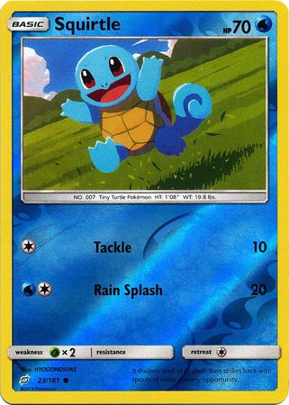 Squirtle 23/181 - Reverse Holo-Kantocards
