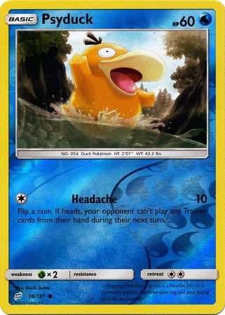 Psyduck 26/181 - Reverse Holo-Kantocards