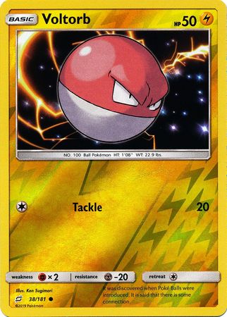 Voltorb 38/181 - Reverse Holo-Kantocards