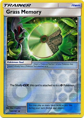 Grass Memory 143/181 - Reverse Holo-Kantocards