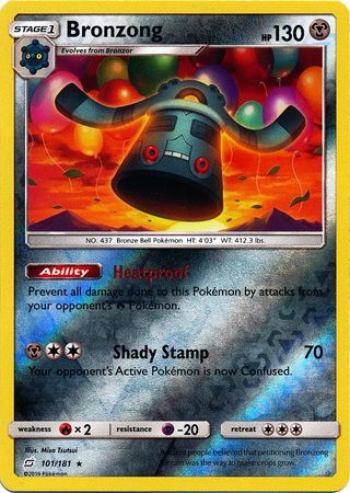 Bronzong 101/181 - Reverse Holo-Kantocards