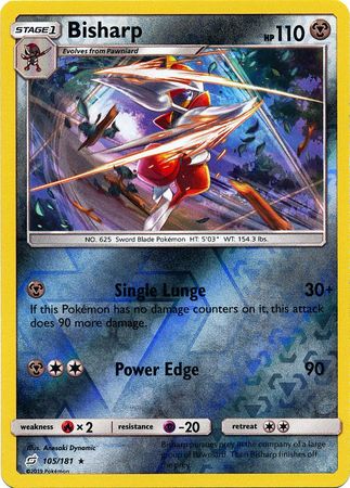 Bisharp 105/181 - Reverse Holo-Kantocards