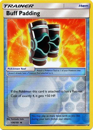 Buff Padding 136/181 - Reverse Holo-Kantocards