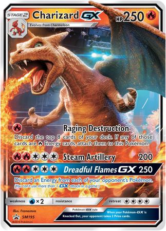 Charizard GX SM195-Kantocards
