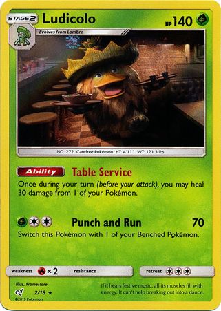 Ludicolo 2/18-Kantocards