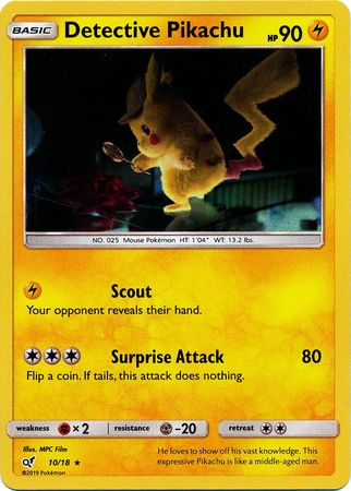 Detective Pikachu 10/18-Kantocards