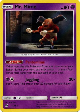 Mr. Mime 11/18-Kantocards