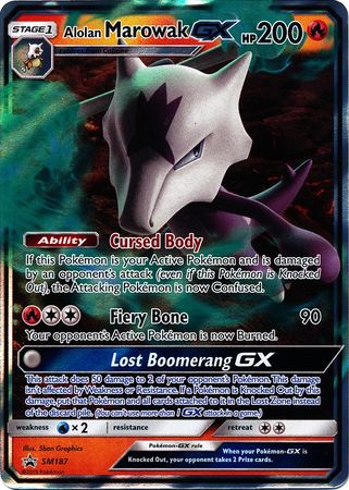 Alolan Marowak GX SM187-Kantocards