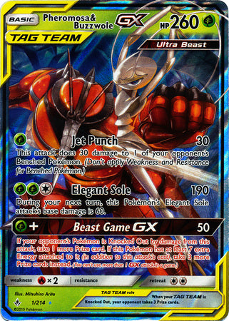 Pheromosa & BuzzwoleTag Team GX 1/214-Kantocards