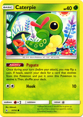 Caterpie 2/214-Kantocards