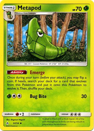 Metapod 3/214-Kantocards