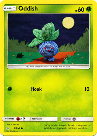 Oddish 6/214-Kantocards