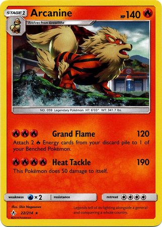 Arcanine 22/214-Kantocards