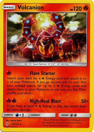 Volcanion 25/214 - No Holo-Kantocards