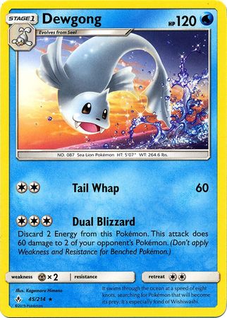 Dewgong 45/214-Kantocards
