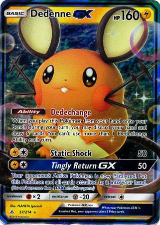 Dedenne GX 57/214-Kantocards