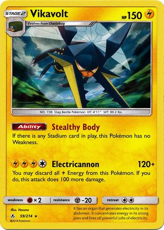 Vikavolt 59/214-Kantocards