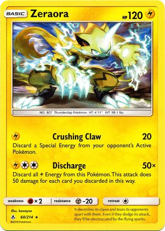 Zeraora 60/214-Kantocards