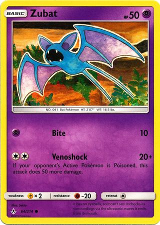 Zubat 64/214-Kantocards