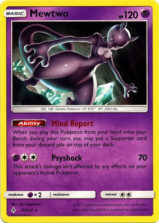 Mewtwo 75/214-Kantocards