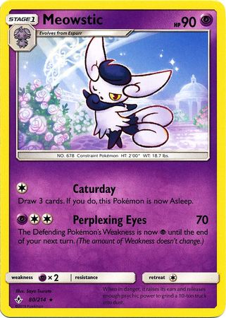 Meowstic 80/214-Kantocards